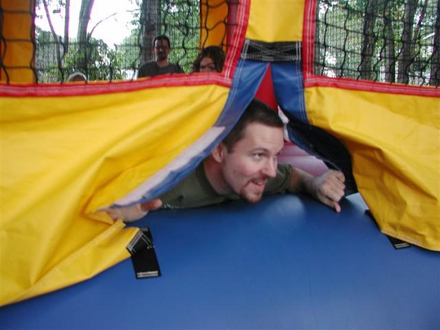 Bouncing is hard work!