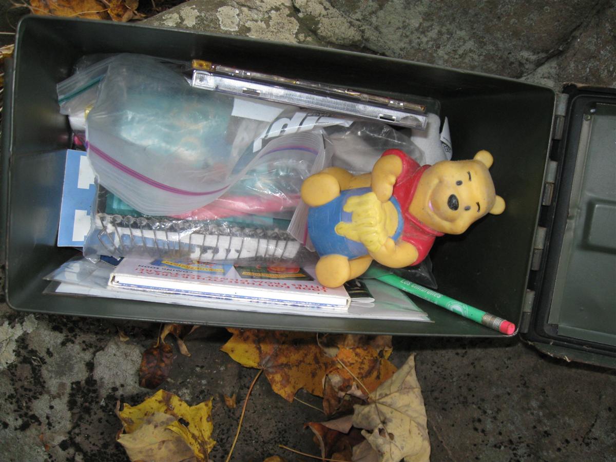 Cache full of Pooh