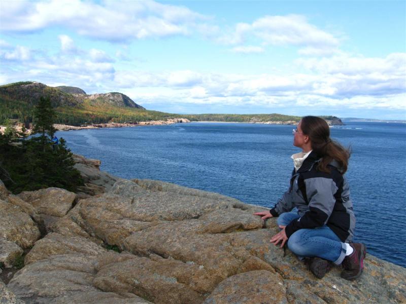 Heather on Otter Cliff