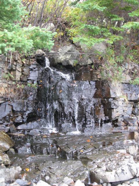 Beach Waterfall