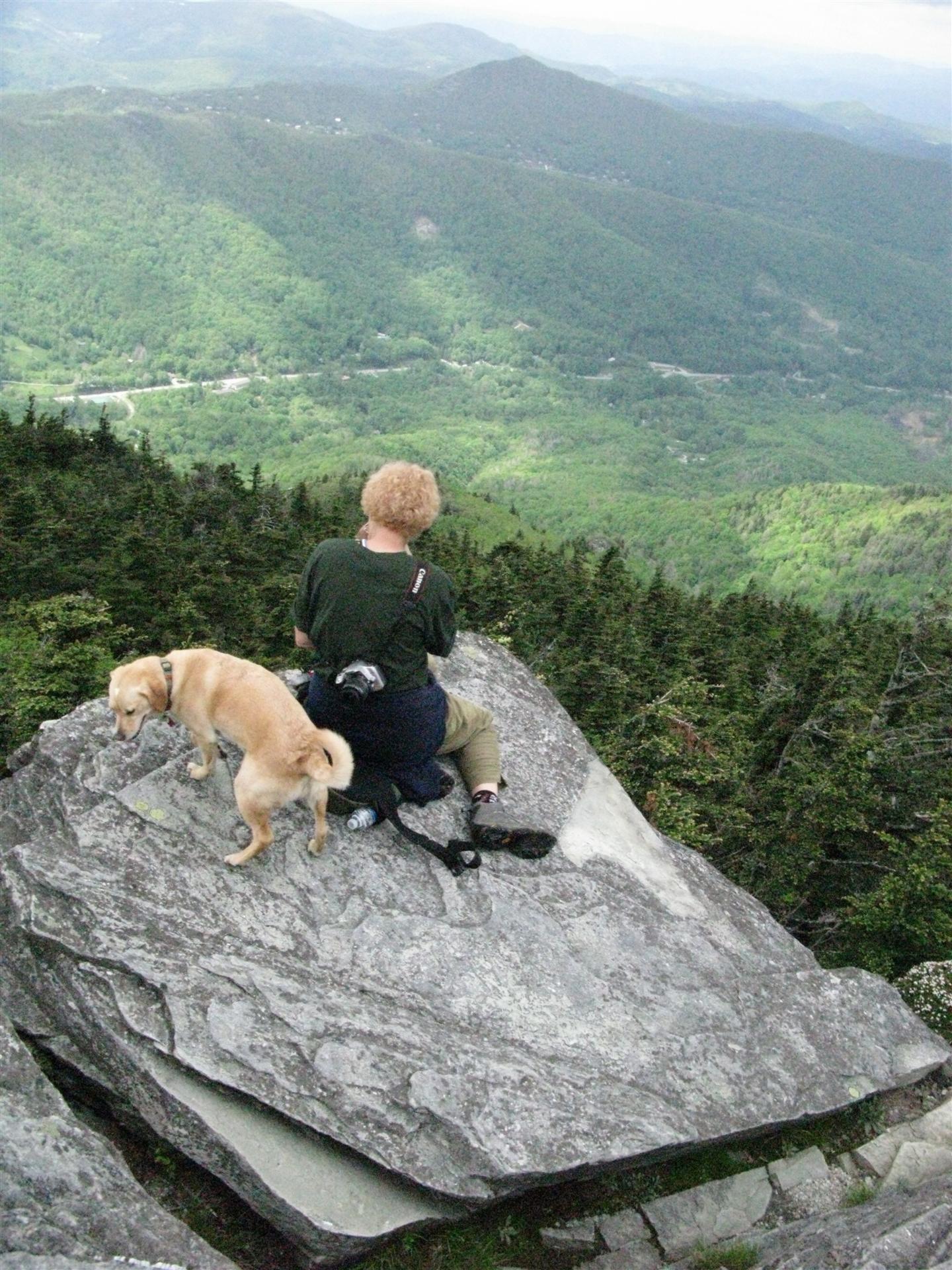 Mom & Cali at the summit