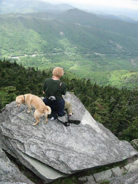 Mom & Cali at the summit