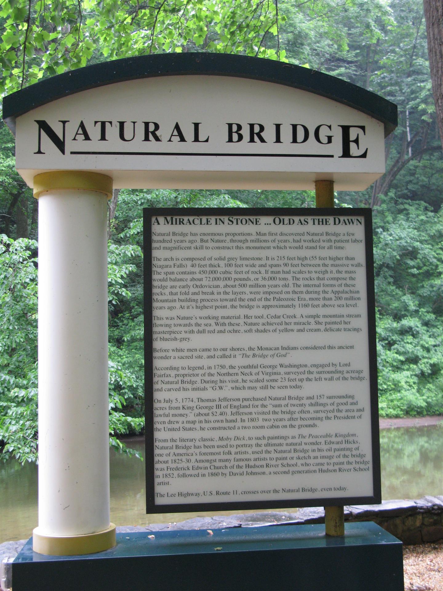 Welcome to Natural Bridge Virginia