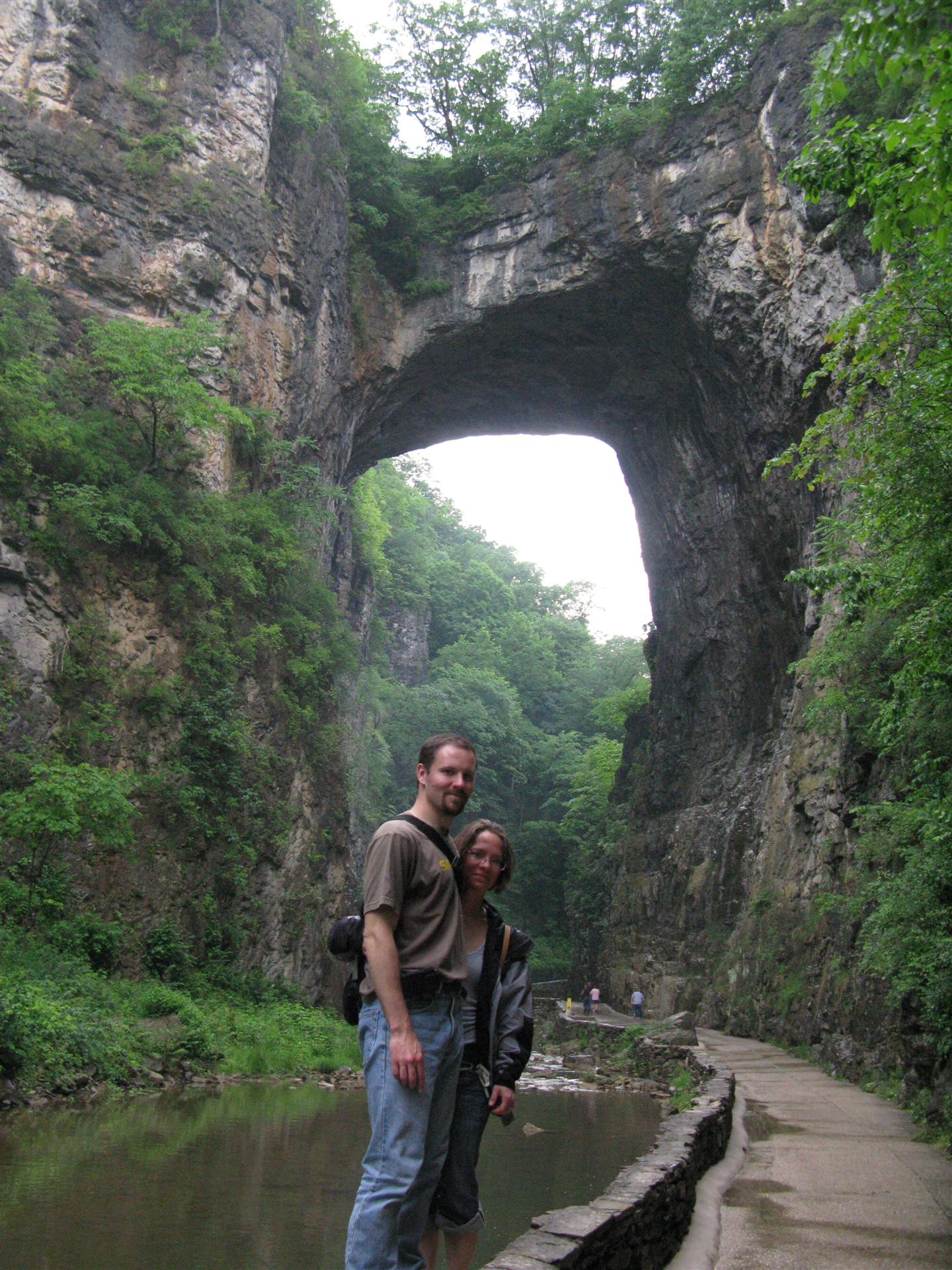 Eric & Heather & the Natural Bridge