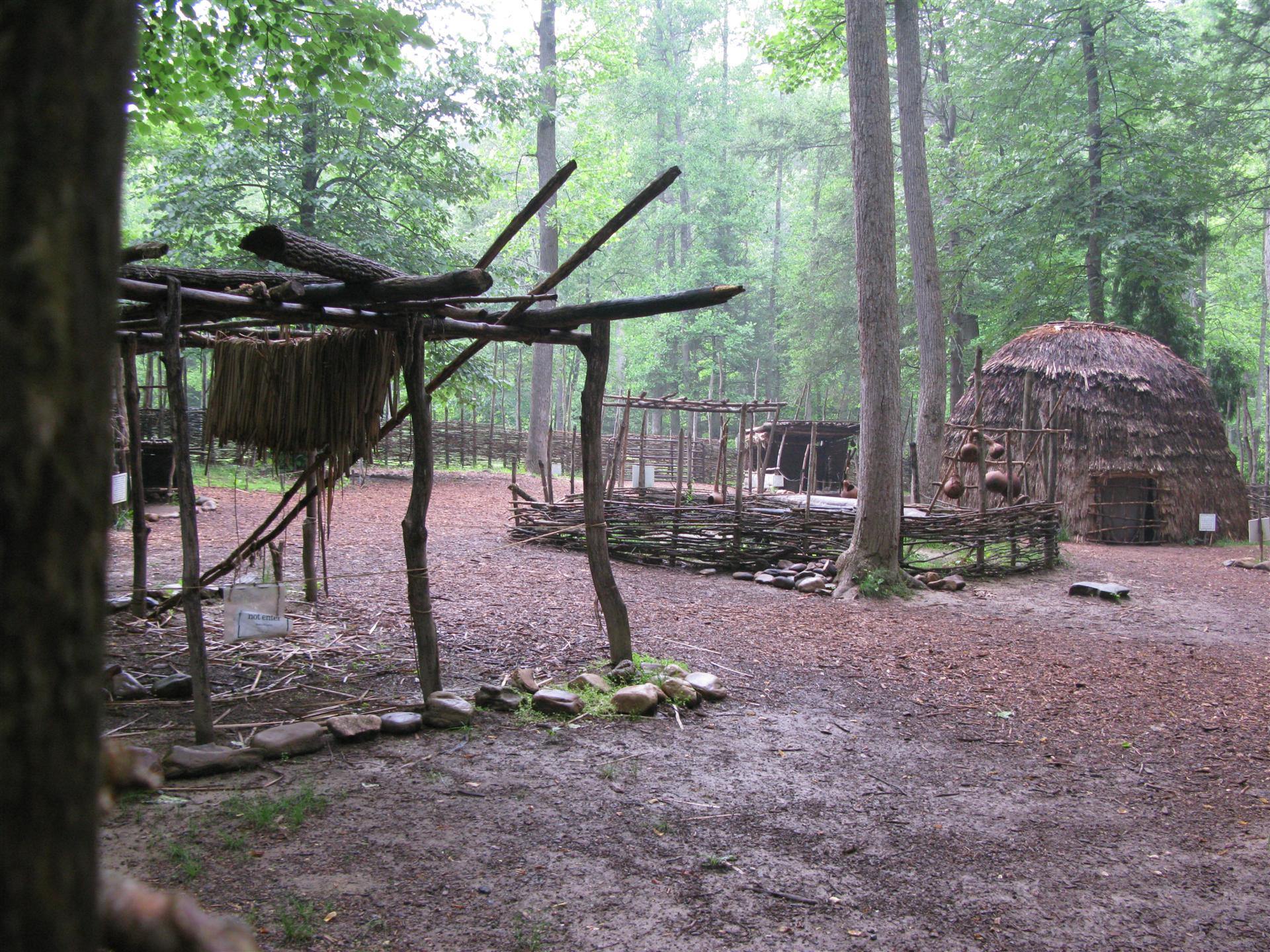 Model Monacan Indian Village