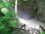 Heather Beams in the Saltpetre Cave