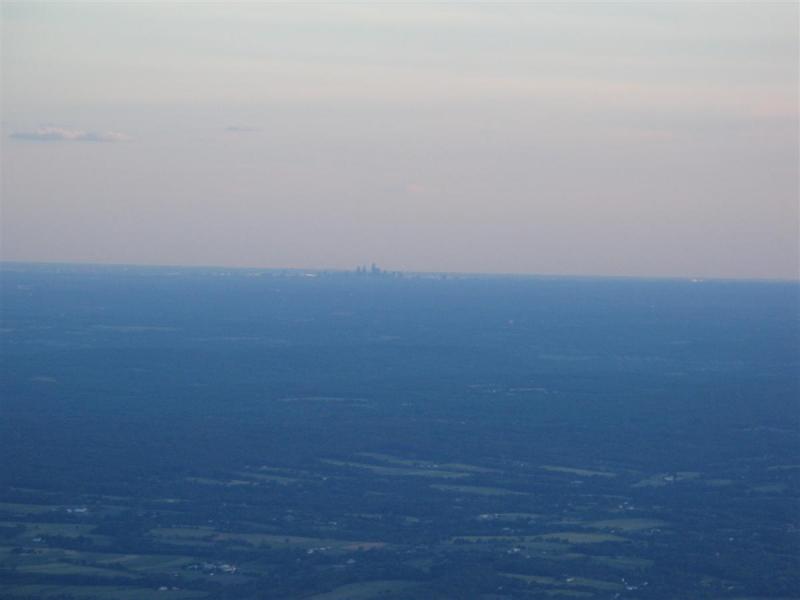 Philly in the distance
