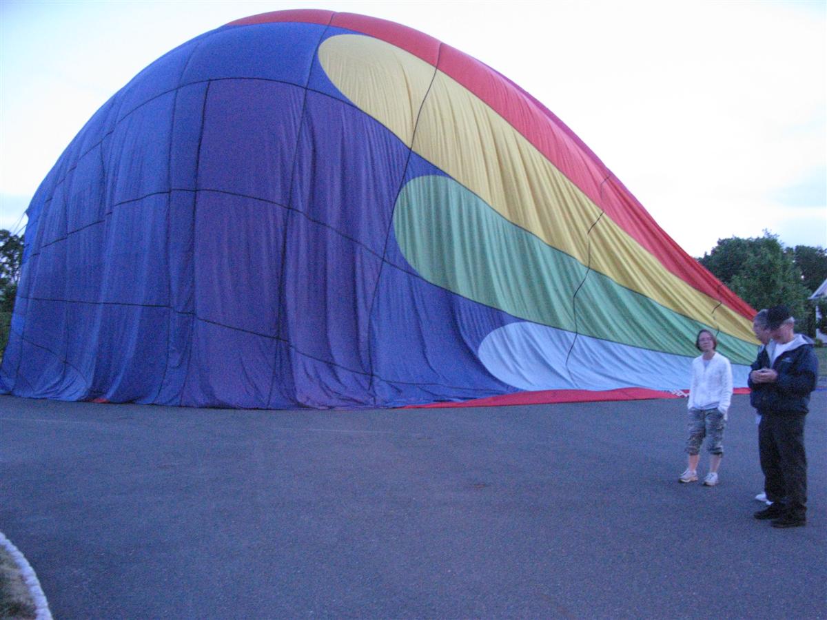 Balloon deflating - It all took only 15 minutes
