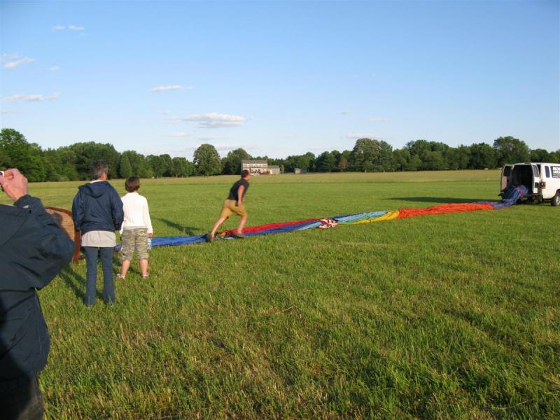 Rolling out the balloon....