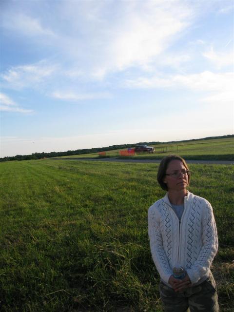 Infinite fields & the 1000 mile stare